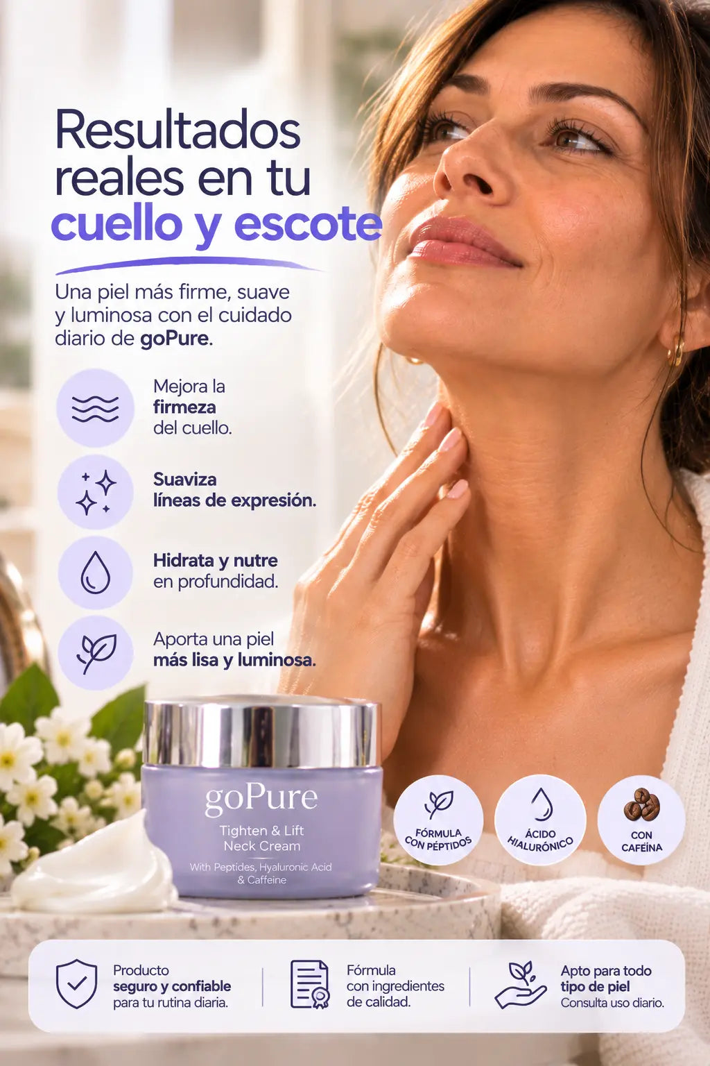 goPure Tighten & Lift Neck Cream® + ENVÍO GRATIS