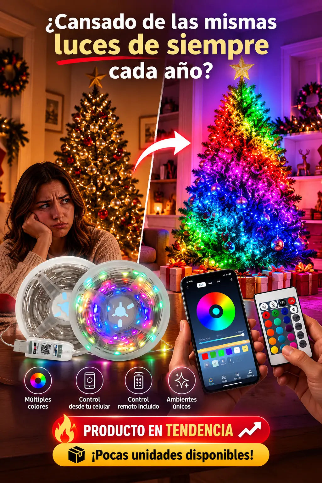 LUCES CON BLUETOOTH® + ENVÍO GRATIS