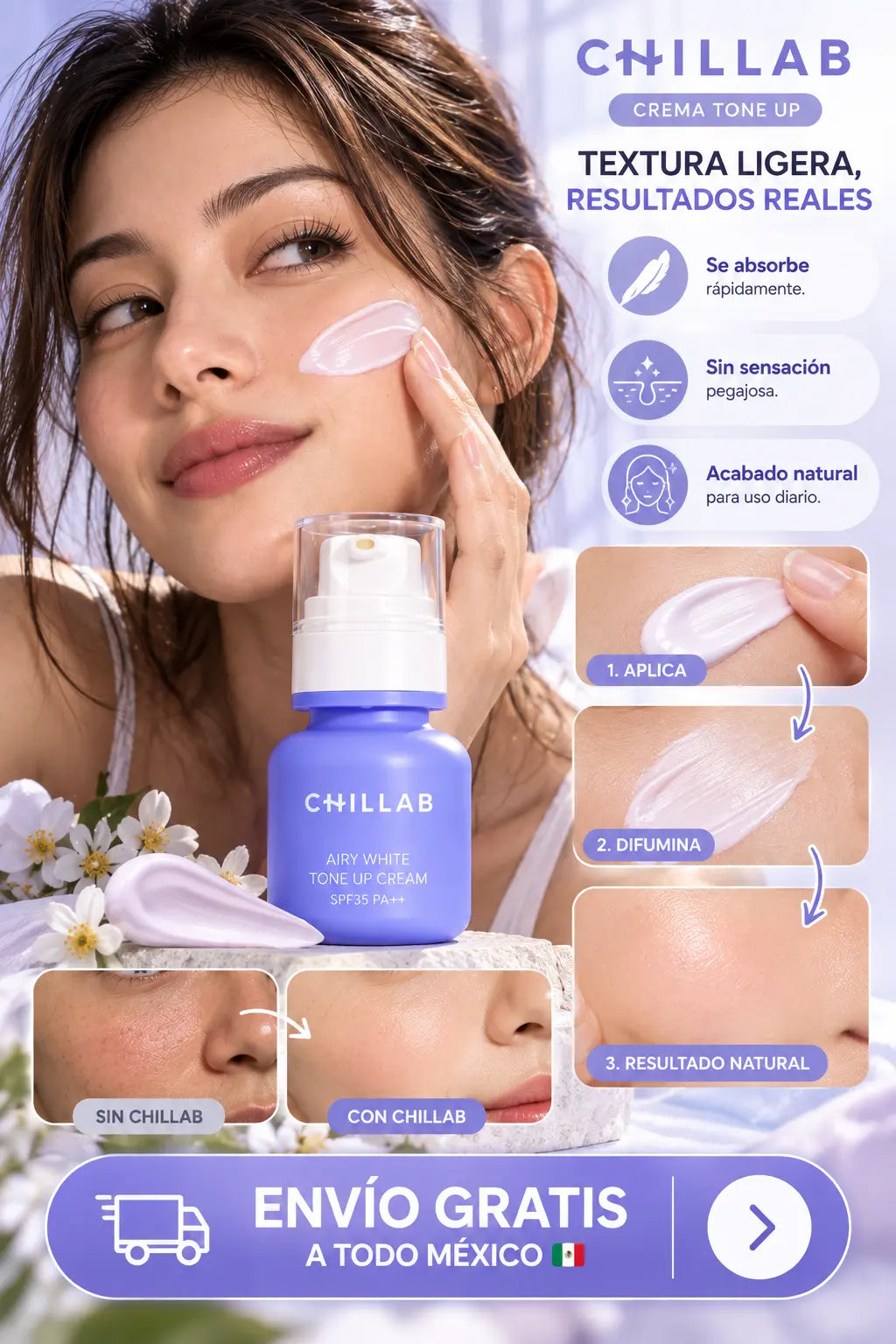 CREMA ACLARANTE CHILLAB® + ENVÍO GRATIS