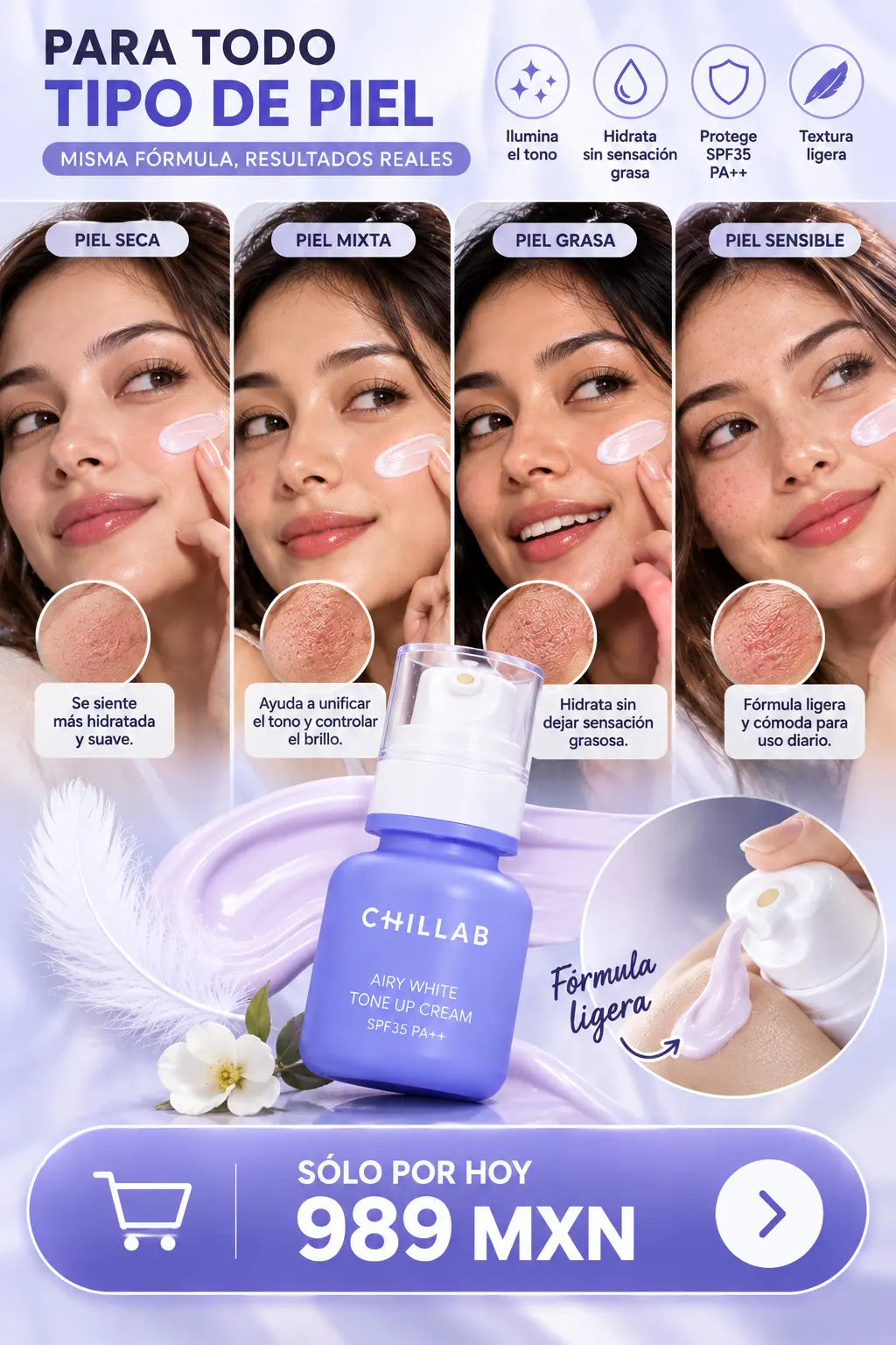 CREMA ACLARANTE CHILLAB® + ENVÍO GRATIS