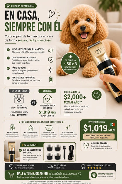 MÁQUINA PARA MASCOTAS® + ENVÍO GRATIS