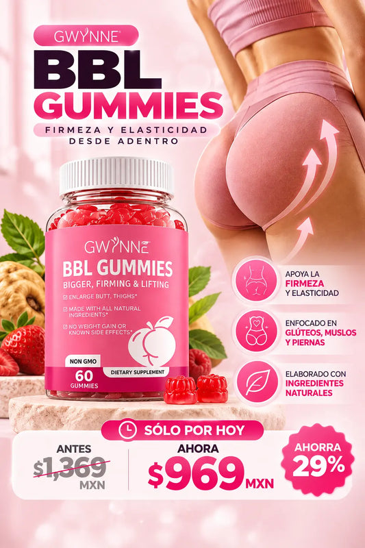 GOMAS REAFIRMANTES PARA GLÚTEOS® + ENVÍO GRATIS